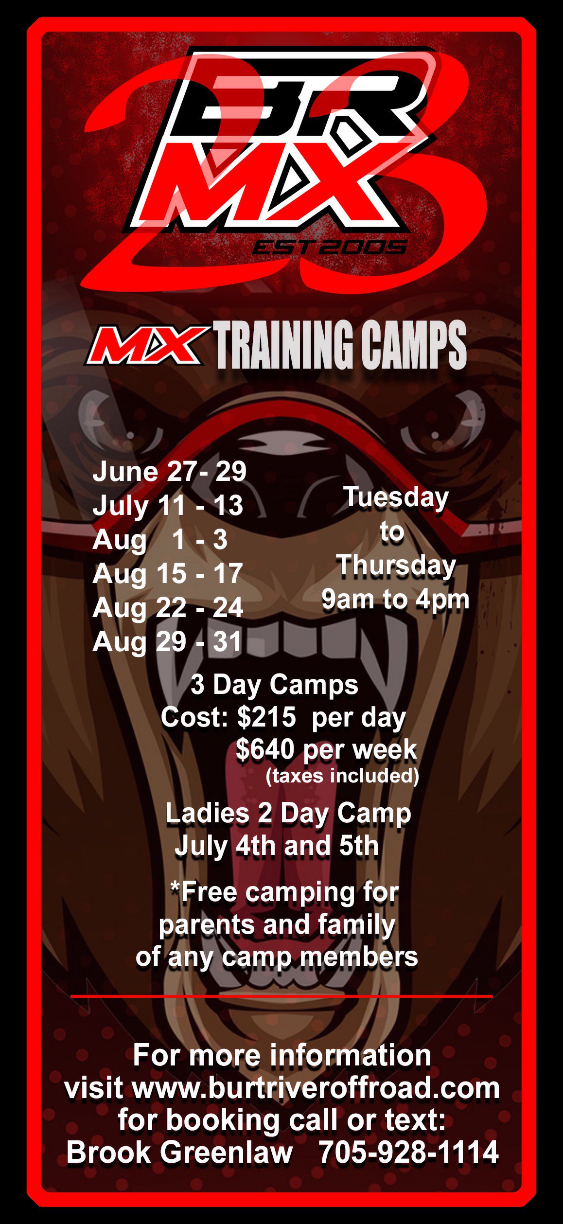 to Burnt River OffRoad Vehicle Facility